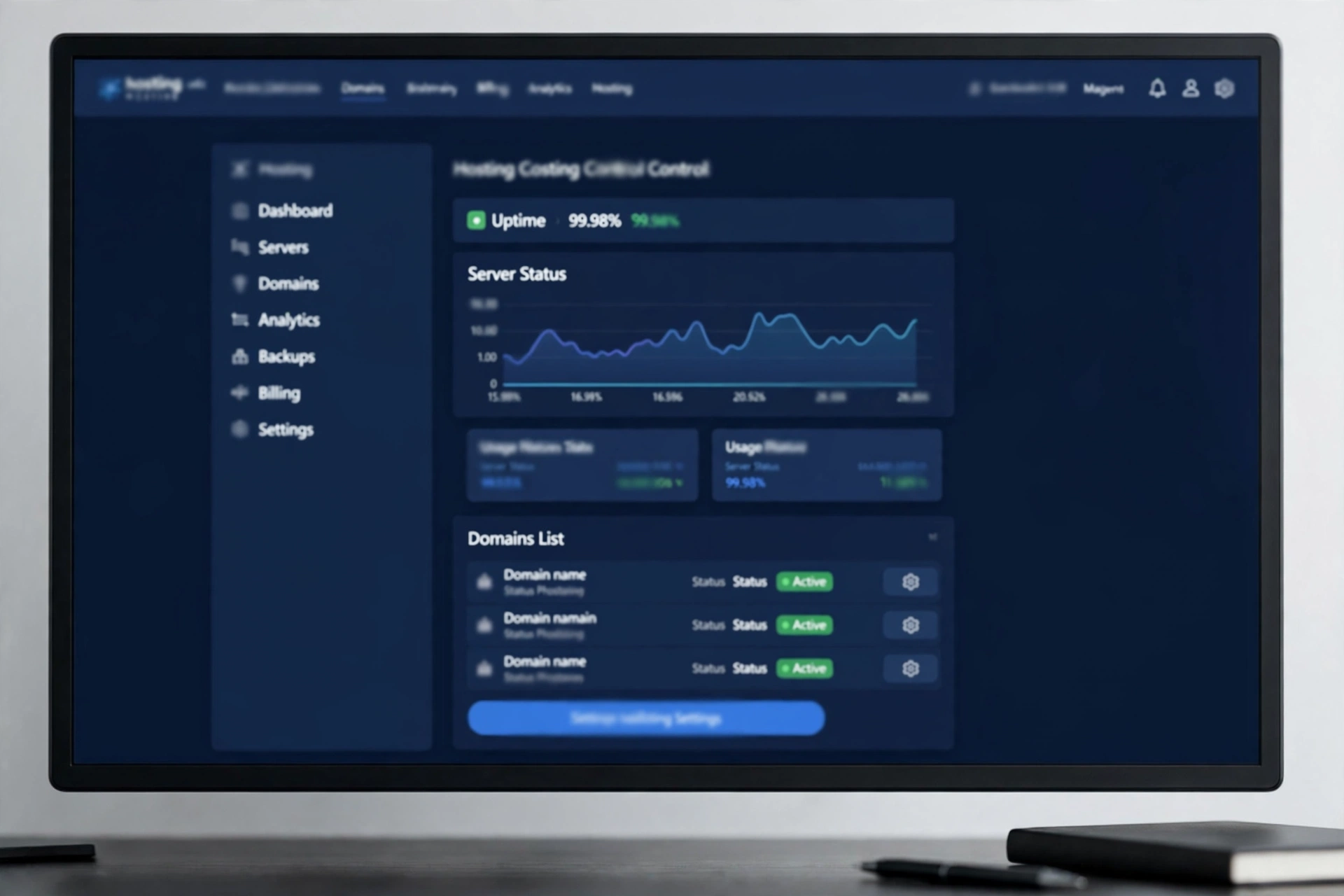 Panel hosting dipakai untuk memeriksa status server ketika website tidak bisa dibuka