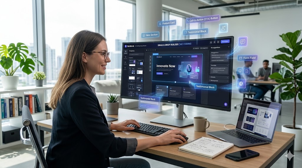 ai untuk buat landingpage