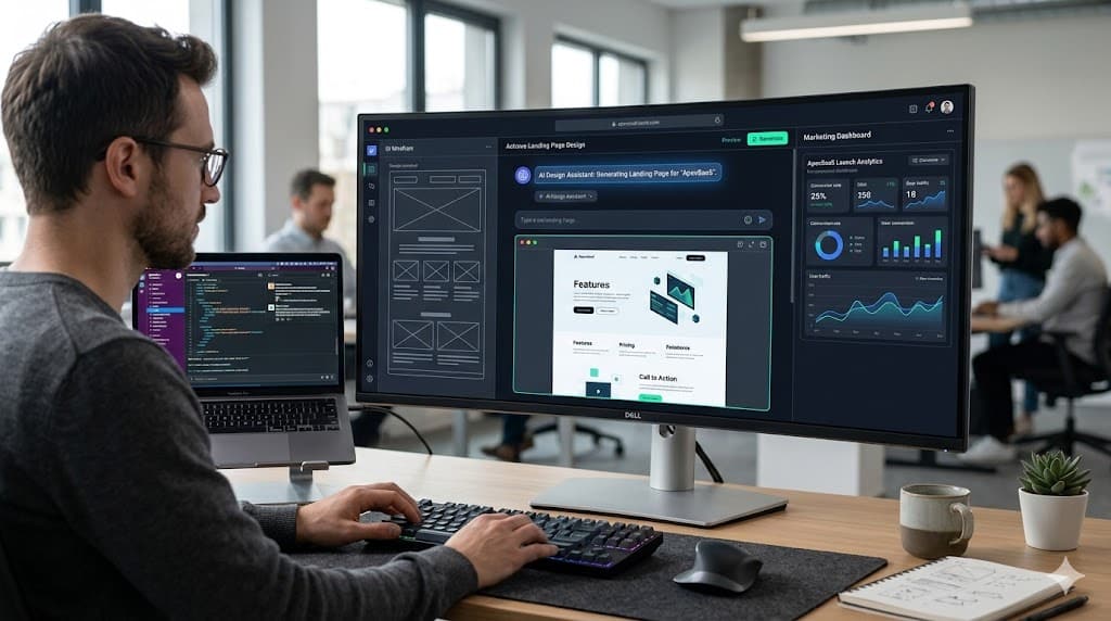 ai pembuat landing page gratis terbaik