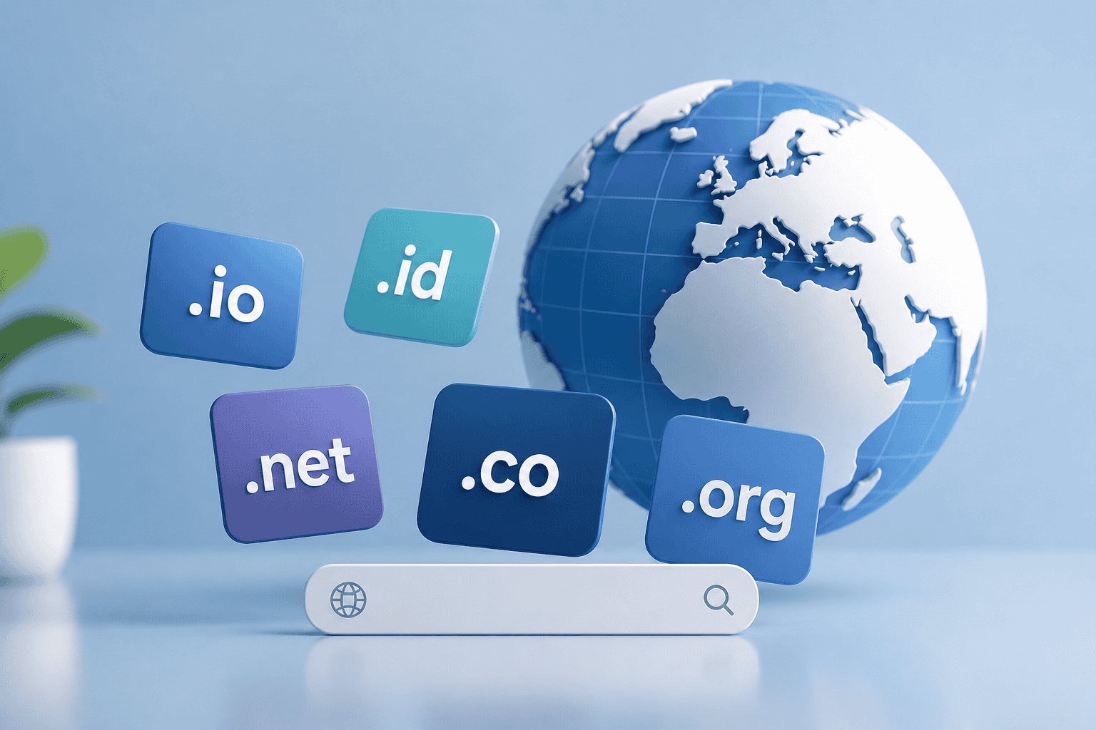 contoh domain selain .com rekomendasi