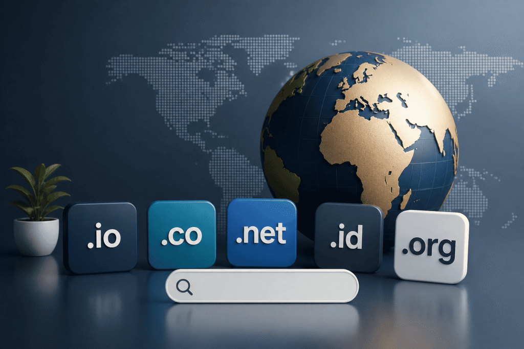 contoh domain selain .com yang bagus